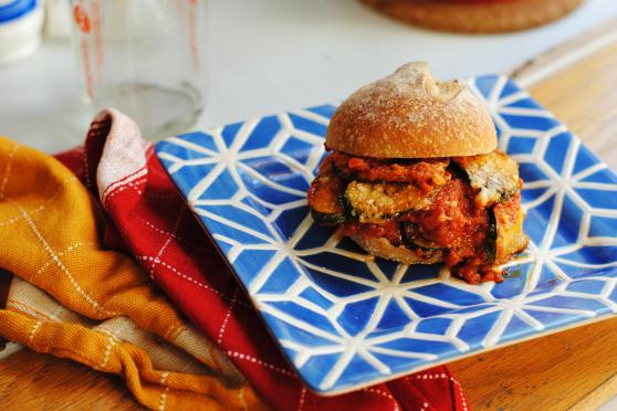 Zucchini Parmesan Sandwiches